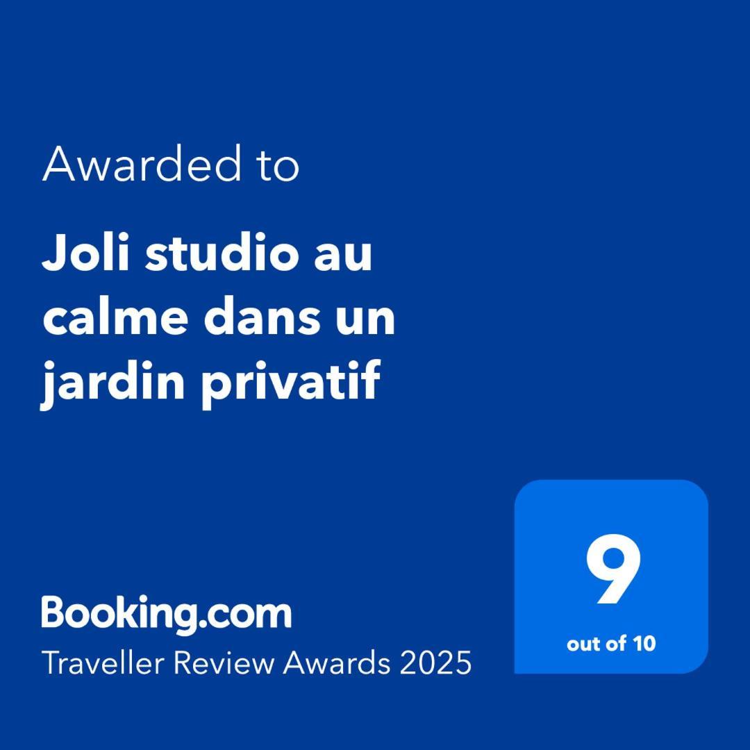 Joli Studio Au Calme Dans Un Jardin Privatif Ouistreham Eksteriør bilde